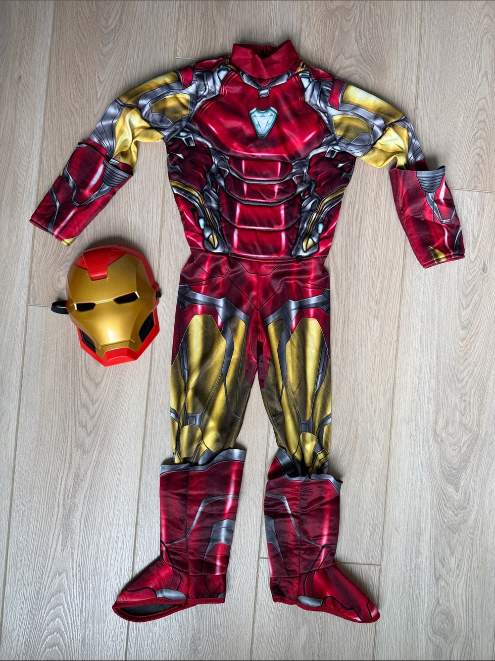 Marvel Iron Man Costume with Mask Halloween Super Hero Cosplay